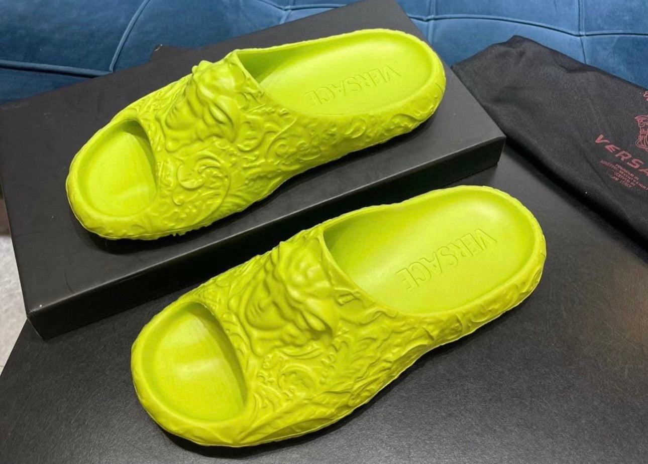 Photo of Versace Slides Green