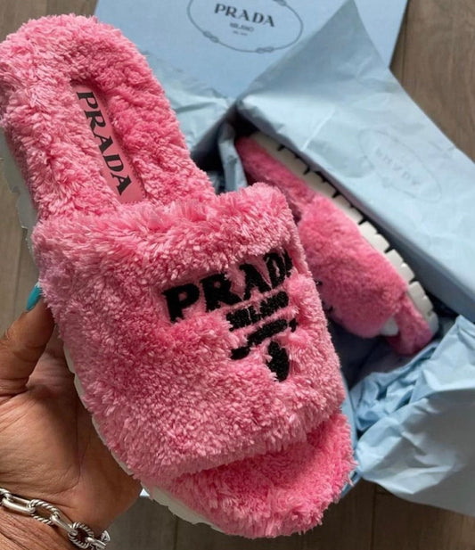 Photo of Prada Fur Slides