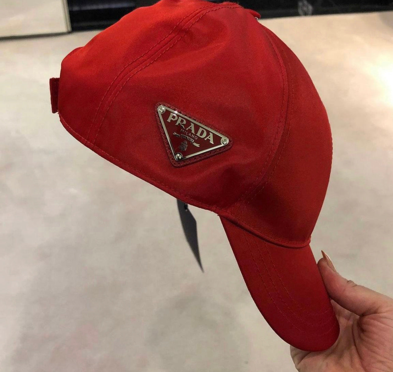 Photo of Prada Hat Red